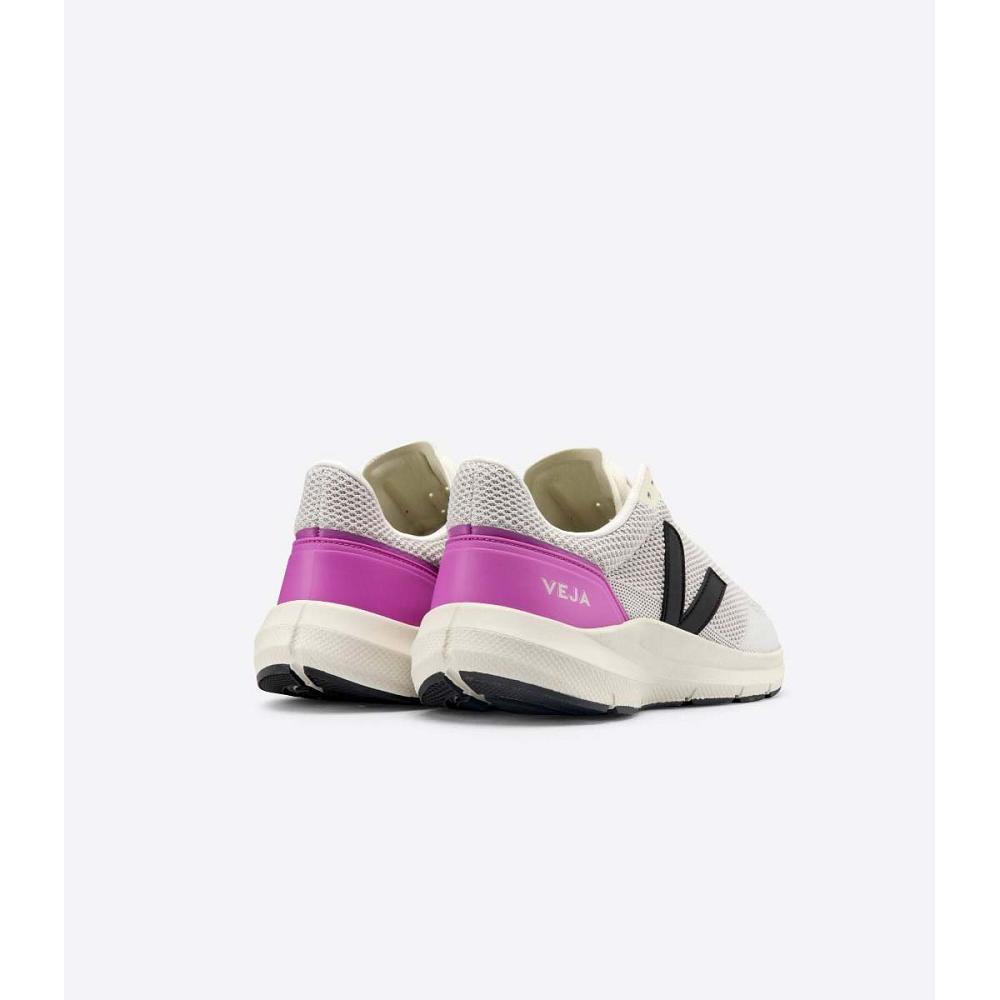 Veja MARLIN V-KNIT Men's Shoes White/Purple | CA 242TCE